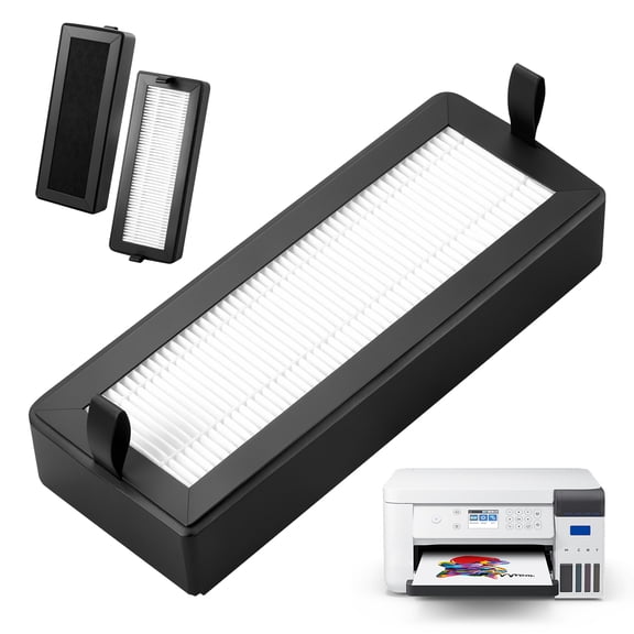 Air Filter/External Exhaust Fan Filter for X2D Printers HEPA Activated Carbon Air Purifier for P2S 3D Printers