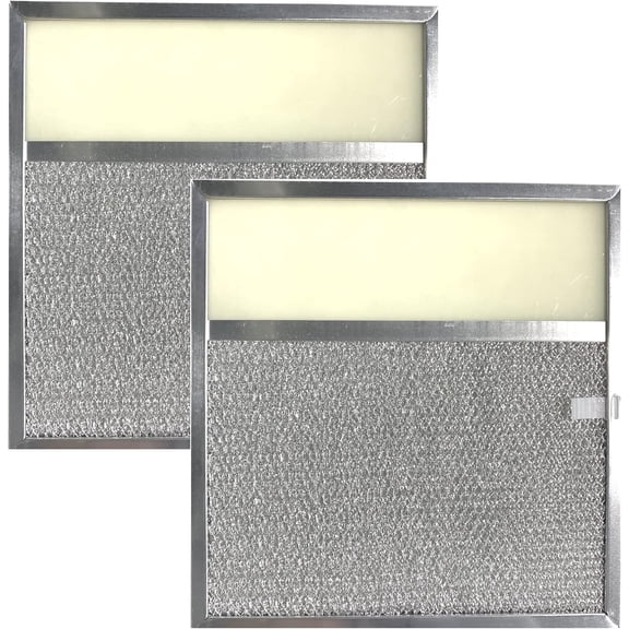Air Filter Factory 11-3/8 X 11 X 3/8 Inches Range Hood Aluminum Lens Grease Filters
