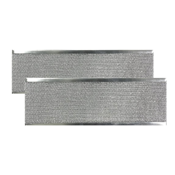 Air Filter Factory 6-1/8 x 23-3/8 x 3/32 Aluminum Grease Filters 2-Pack