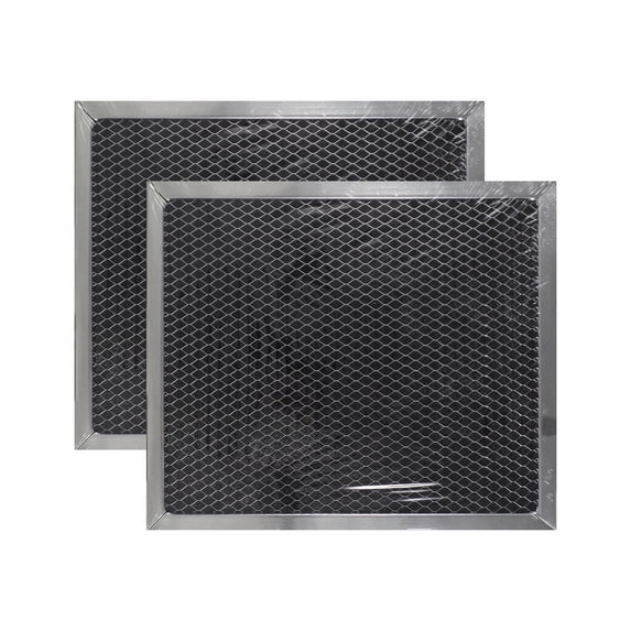 Air Filter Factory 9 x 10-1/2 x 3/8 Range Hood Charcoal Carbon Filters  2-Pack