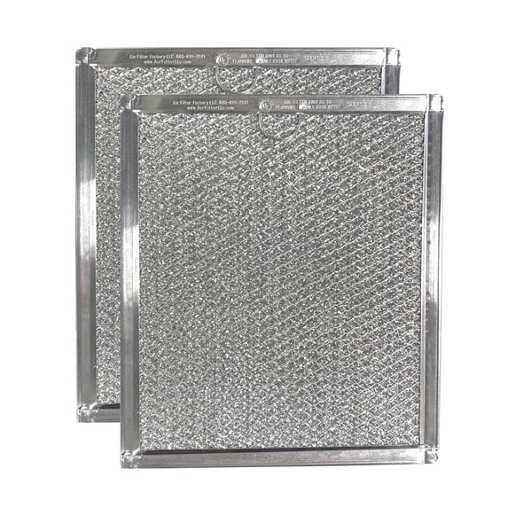 Air Filter Factory Replacement for AP2016554 GE Range Hood Aluminum Mesh Grease Filter 2-Pack