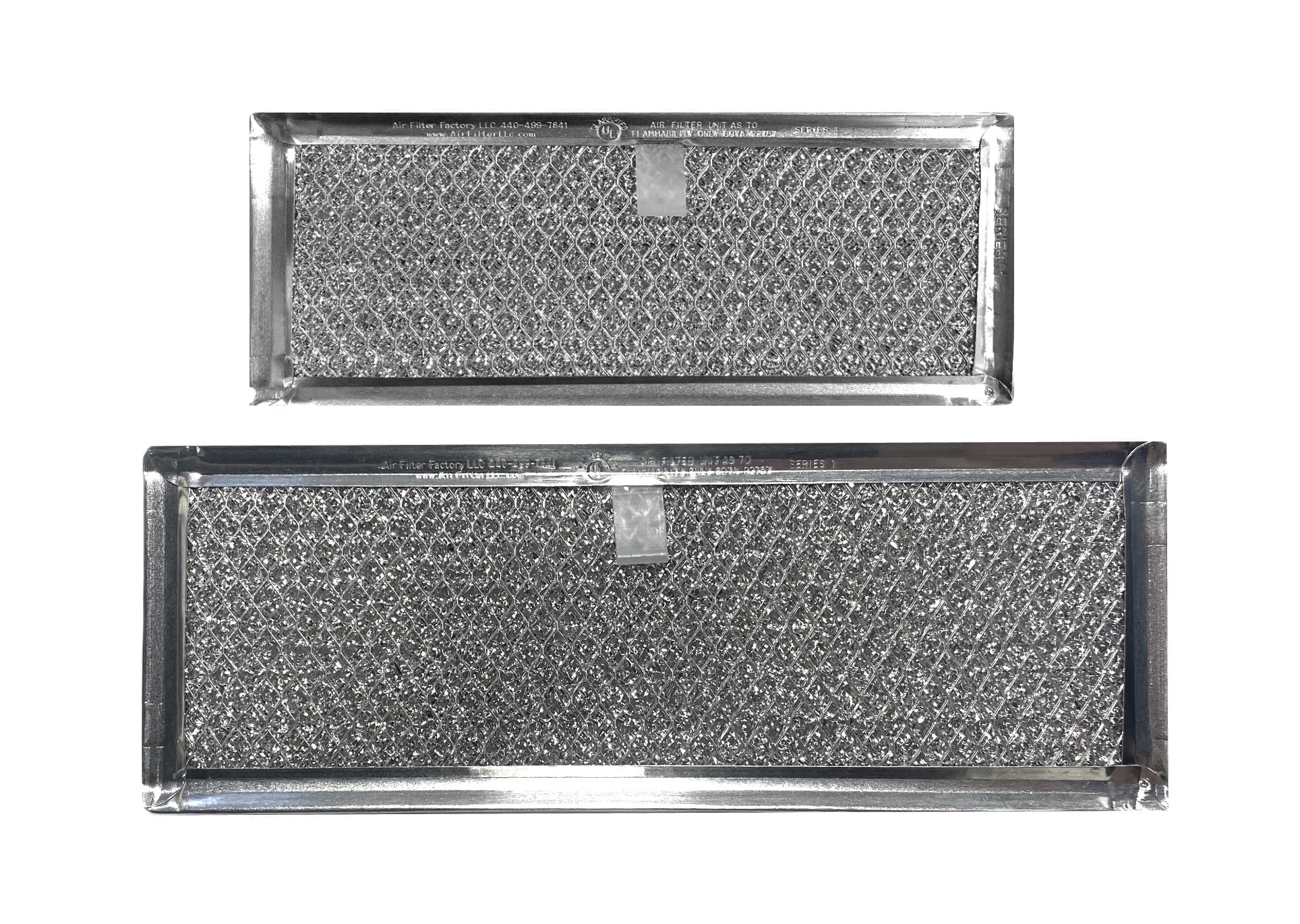 Air Filter Factory Replacement for S97009786, 97009786, 97009786A Broan Nutone Aluminum Downdraft Filter Set