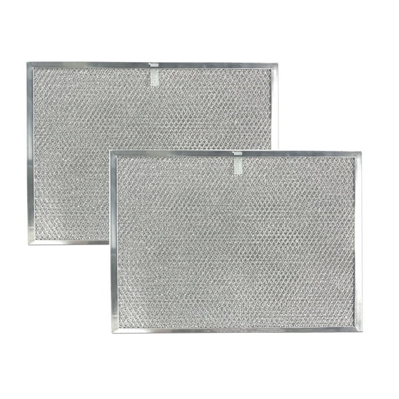 Air Filter Factory Replacement for S99010299, 99010299 Broan Aluminum Grease Mesh Filters 2-Pack (Sold without manufacturer warranty)