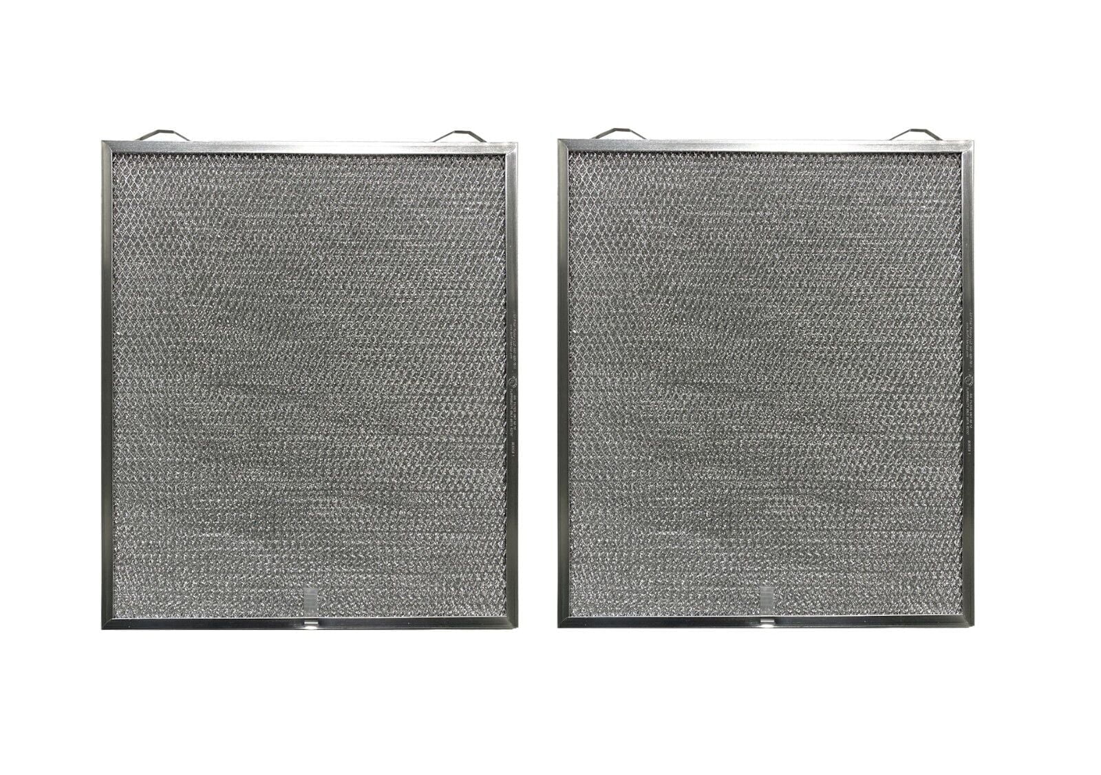 Air Filter Factory Replacement for S99010436, 99010436 Broan Aluminum Mesh Grease Range Hood Filters 2-Pack (Sold without manufacturer warranty)