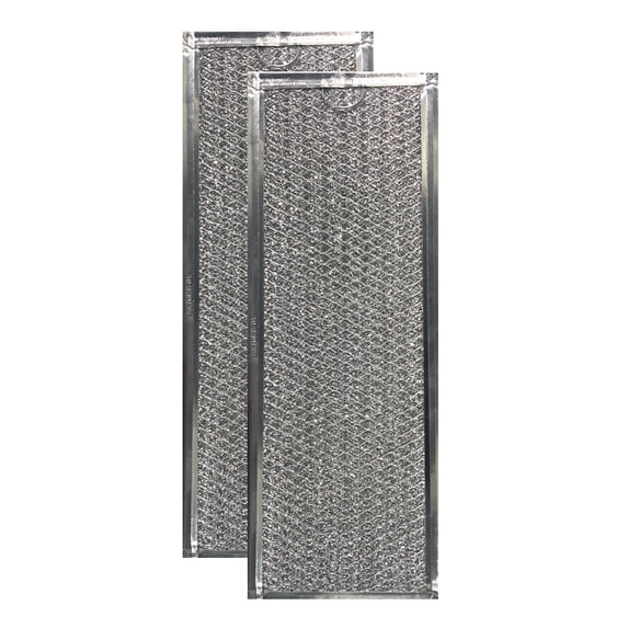 Air Filter Factory Replacement for WB6X10288 GE Aluminum Grease Filter 2-Pack (Sold without manufacturer warranty)