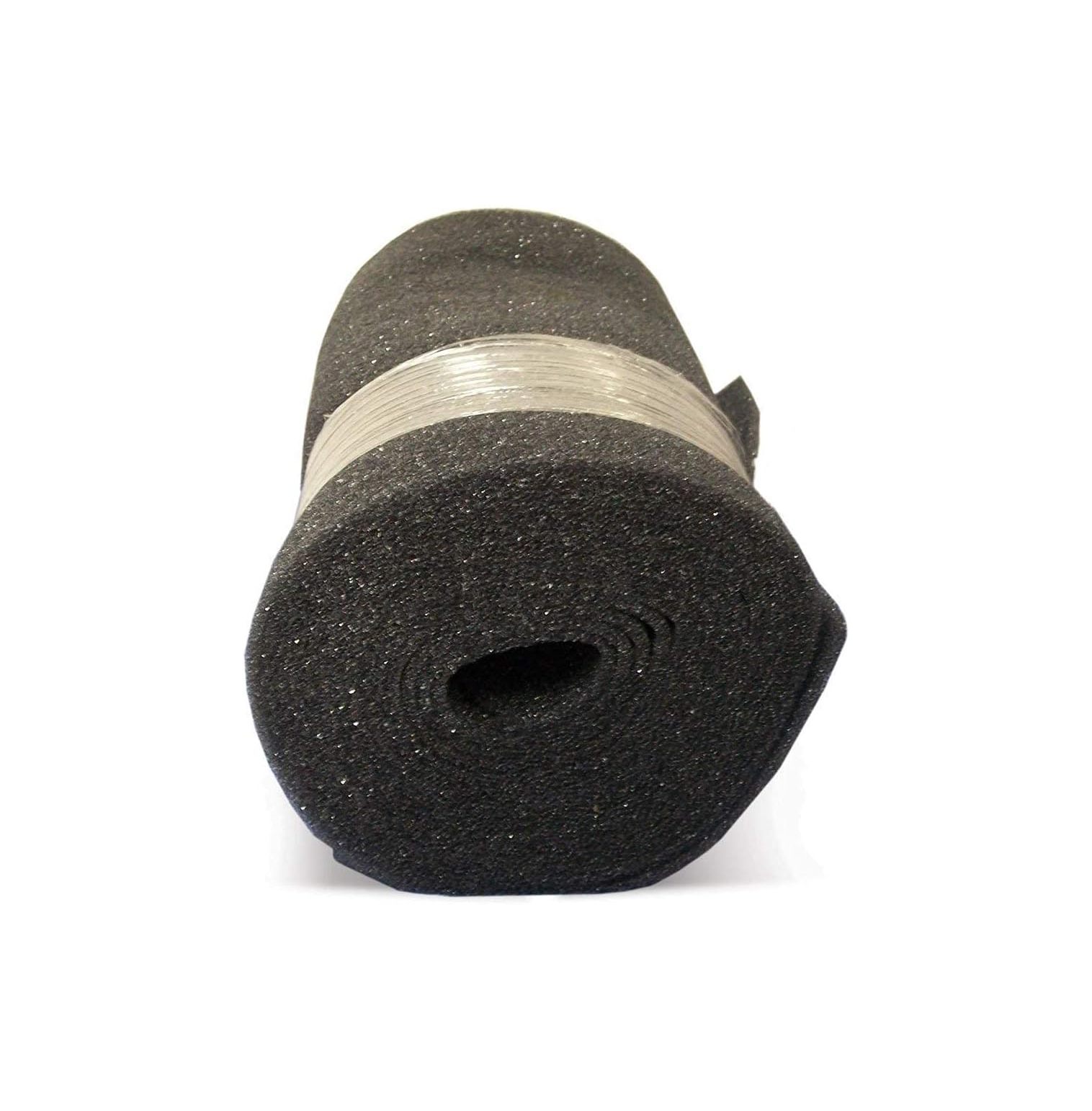 Air Filter Foam Roll Media, 18 x 25 x 1/4, Dark Gray