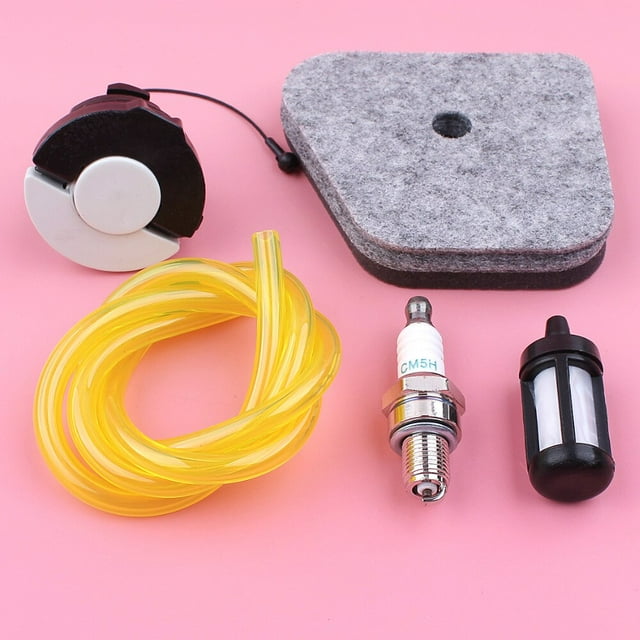Air Filter Fuel Filter Line Hose Cap Spark Plug For Stihl FS90 FS100