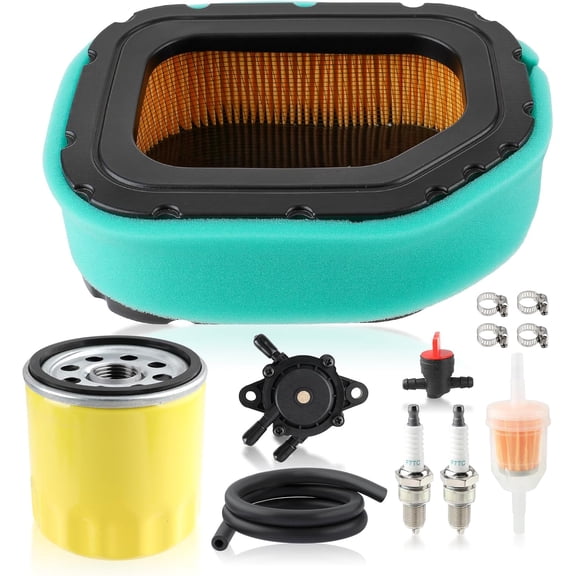 Air Filter Fuel pump Lawn Mower Tune up Kit for Kohler Courage Twin Cylinder 20-27 HP Engine SV710 SV715 SV720 SV730 SV735 SV810 SV820 SV840#32 083 03-S for TORO 74372 Lawn Tractor