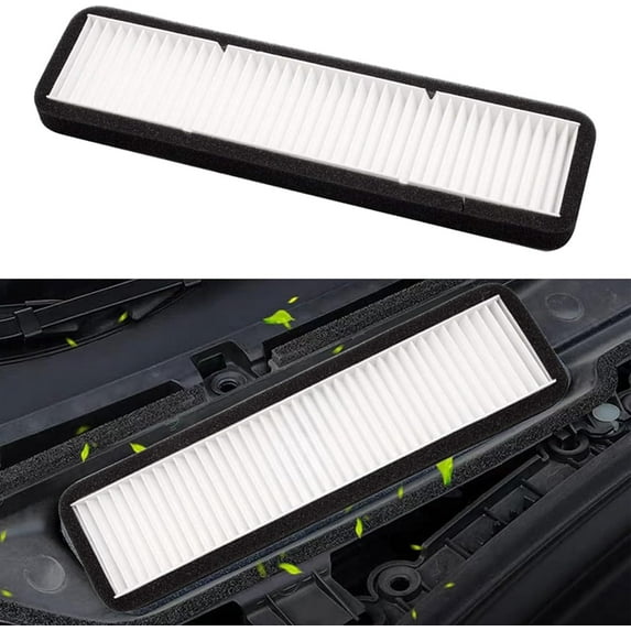 Air Filter HEPA Replacement Accessories Compatible with Tesla Model 3 2020 2019 2018 2017 Interior Cabin Filter Kit Intake Protector Cover Adapter Exterior HEPA Intake Filter Accessory Protector