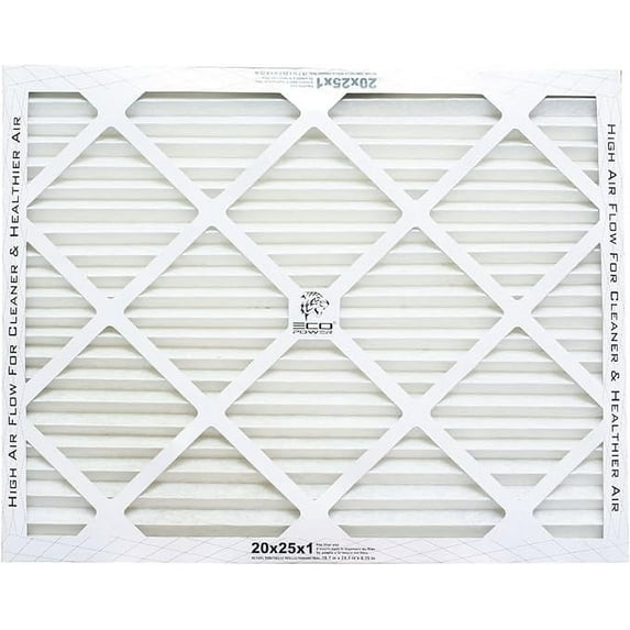 Air Filter MERV 10 (2-Pack) - Pleated Air Conditioner HVAC AC Furnace Air Filters Replacement (20x25x1 2-pack), SB9737