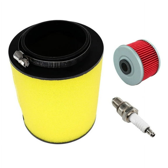 Air Filter Oil Filter Spark Plug for Honda TRX420 420 Rancher 2007-2014 TRX420FM TRX420TE TRX420FPM Tune Up Kit 17254-HP5-600 ATV