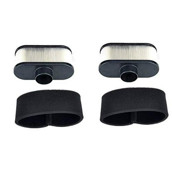 Air Filter & Pre Filter Compatible with Kawasaki 99999-0384 11013-7046 & More (Pack of 2)