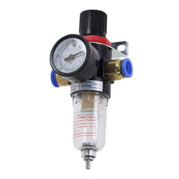 Air Filter Pressure Regulator 1/4 Inch AFR2000 Water Separator Tool Compressor with 10MM Connector