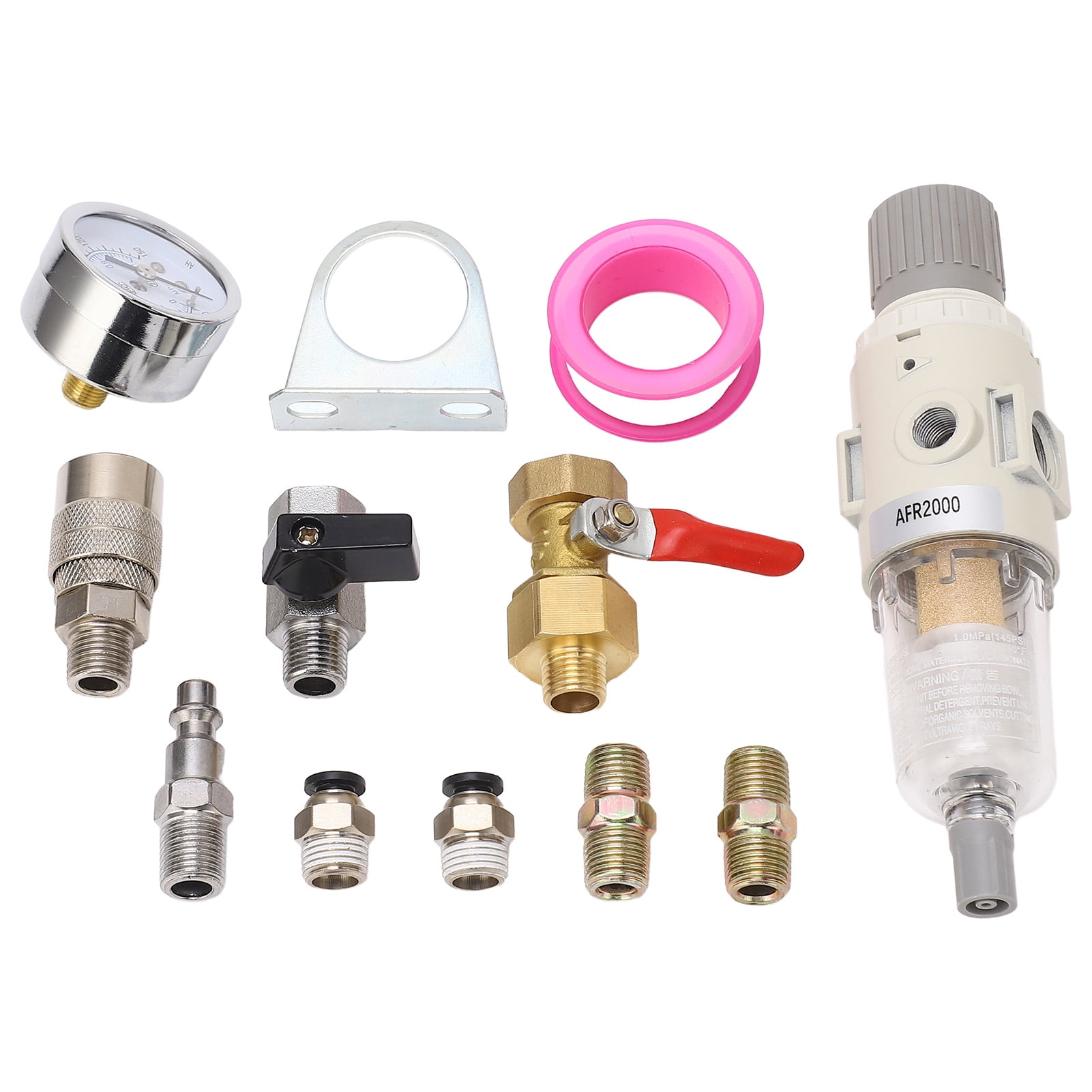 Air Filter Pressure Regulator 2 in 1 Compressed Air Water Separator