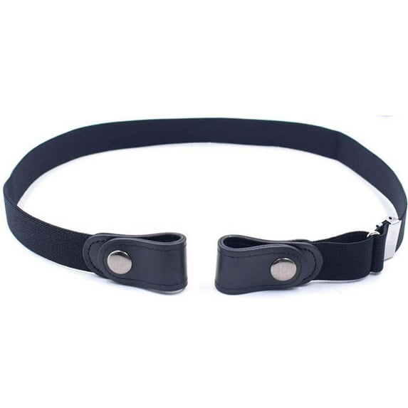 Farrubbyine8 Women's Adjustable Buckle-Free Elastic Belts Invisible Belt Band