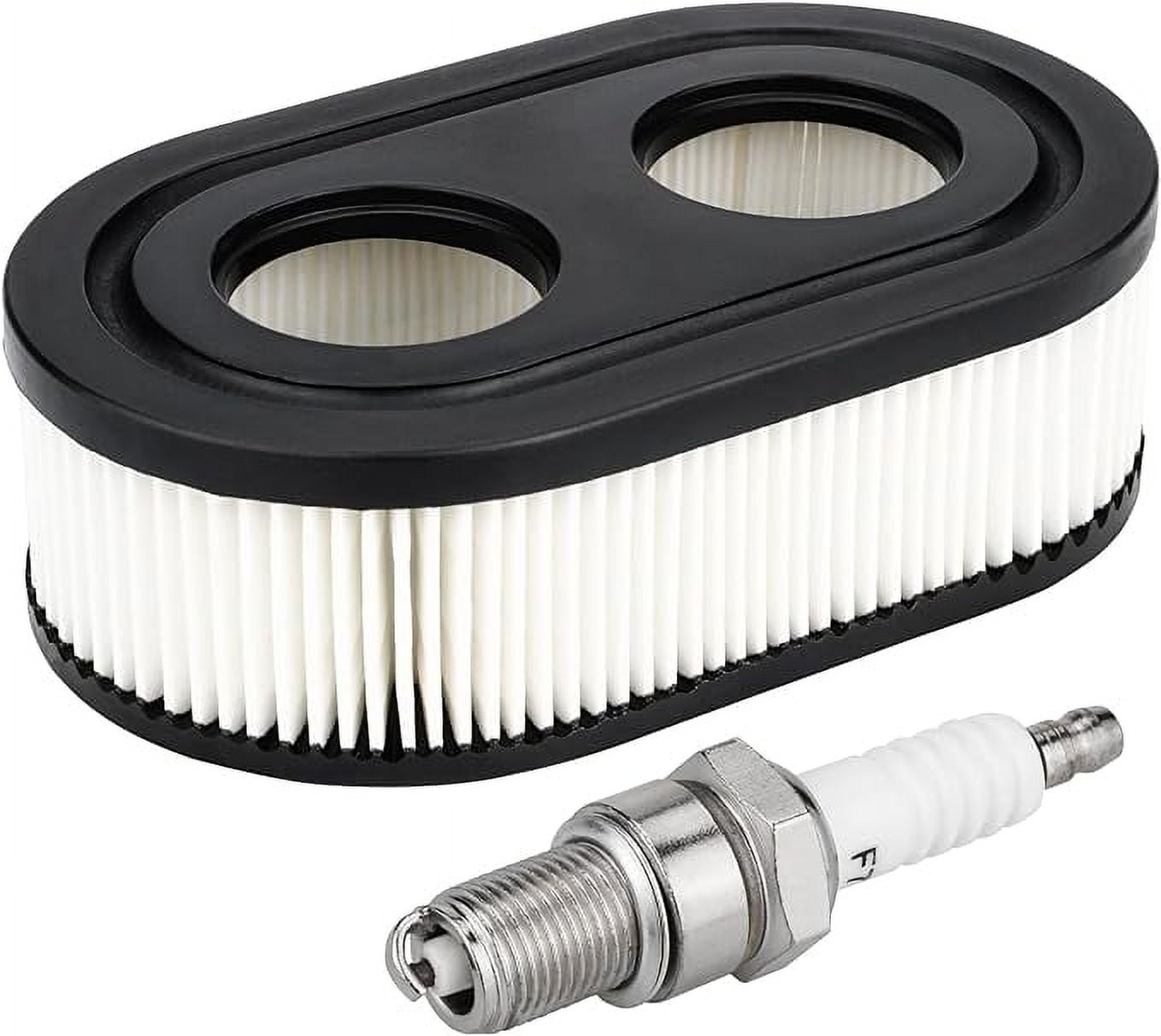 Air Filter Spark Plug for Troy-Bilt TB110 TB115 TB200 TB230 TB330 TB370 Walk Behind Lawn Mower