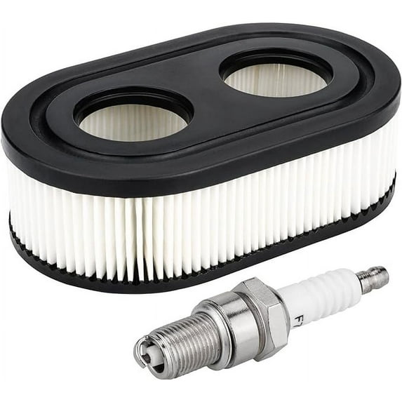 Air Filter Spark Plug for Troy-Bilt TB110 TB115 TB200 TB230 TB330 TB370 Walk Behind Lawn Mower
