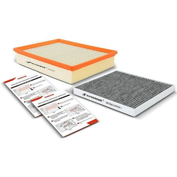 Air Filter and Cabin Air Filter Kit 2 - Compatible with 2003 - 2004 Chevrolet Silverado 1500 - Autopart Premium
