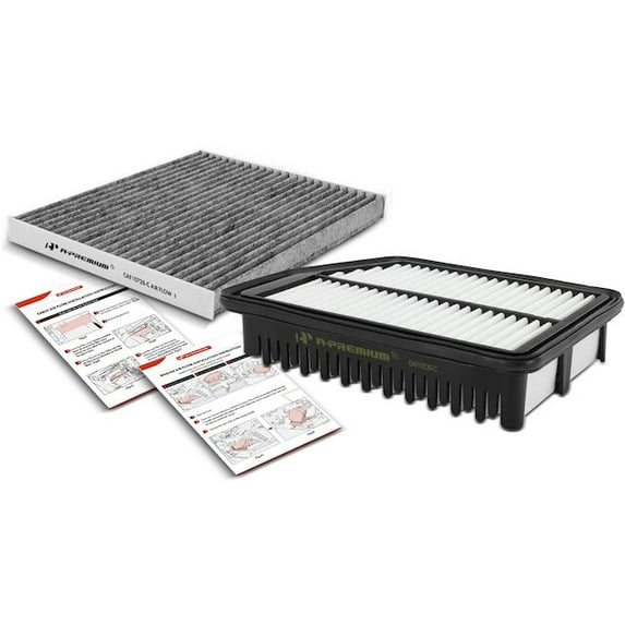 Air Filter and Cabin Air Filter Kit 2 - Compatible with 2014 - 2018 Kia Forte 2015 2016 2017