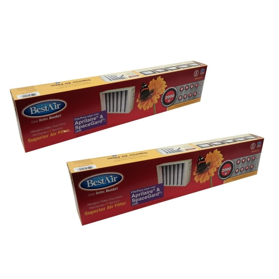 Air Filter for Aprilaire SG4 SpaceGard Air Cleaner 401 2400 X0577 MERV 11 2 PACK