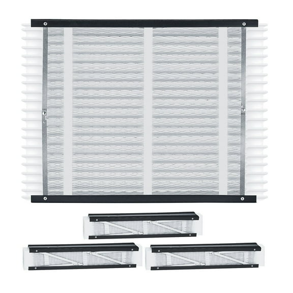 Air Filters MERV 11 Electrostatic Pleated HVAC Furnace Filter 4-Pack, 20 x 25 x 4", High-Efficiency Air Purification, Compatible with Multiple HVAC Systems, Easy to Install Home Ventilation Filter