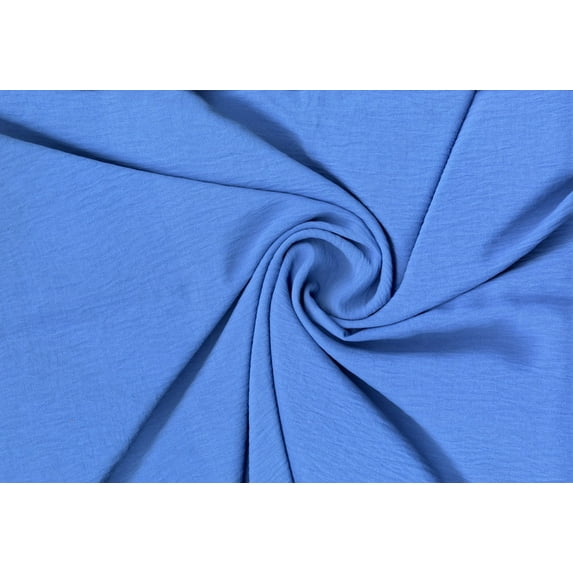 Air Flow Brooklyn Fabric Woven Soft Dress Sewing Craft Polyester Blouse (FRENCHBLUE, ByYard)