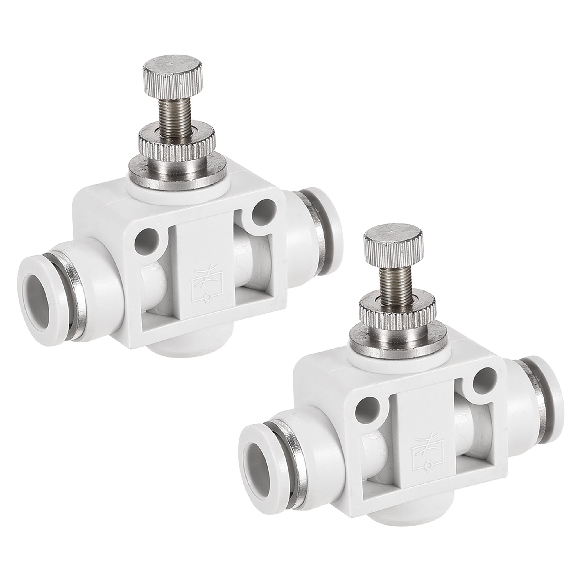 Air Flow Control Valve, In-line Speed Controller Union Straight, 8mm ...