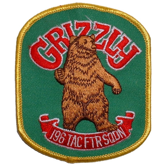 Air Force 196th Tactical Fighter Squadron Patch 3 1/2"