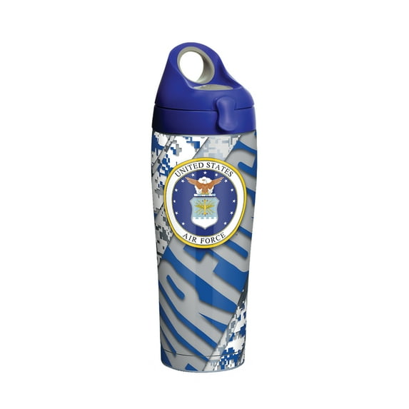 Air Force 24 oz Stainless Steel Water Bottle with lid