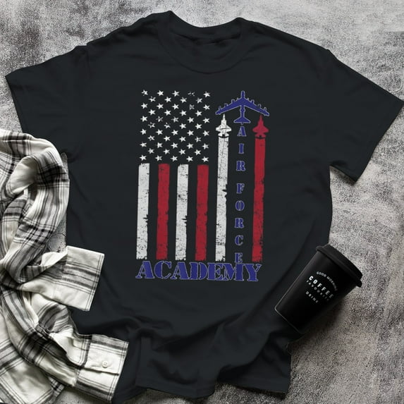 Air Force Academy Proud Dad Mom Wife Husband Grumpy Veteran, Small, Black