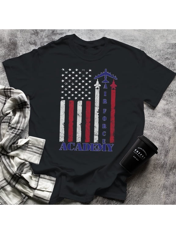Air Force Academy Proud Dad Mom Wife Husband Grumpy Veteran, Small, Black