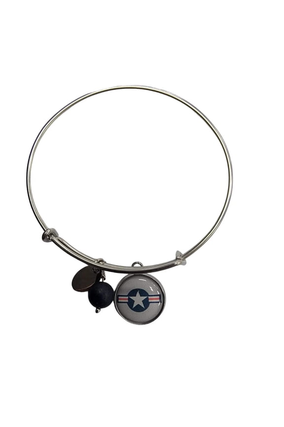 Air Force Bangle Bracelet (Officially Licensed, Stainless Steel)