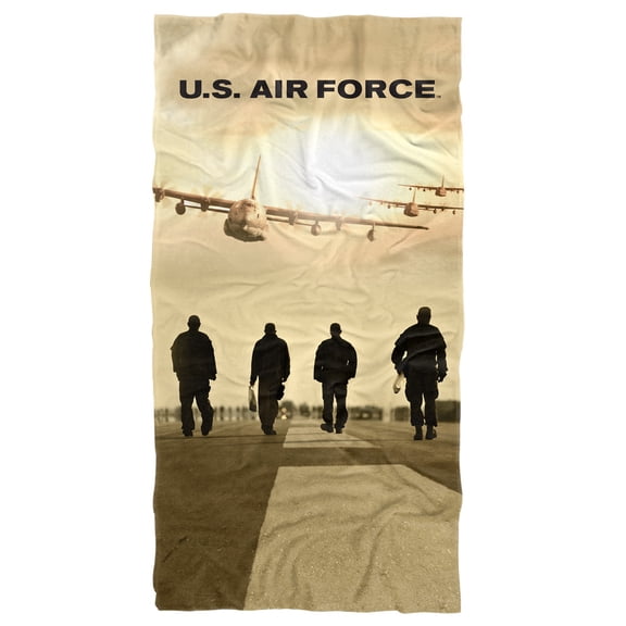 Air Force Beach Towel, 30"x60", Long Walk Beach Towel