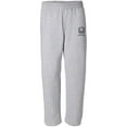 thumbnail image 1 of Air Force Black Crest Open Bottom Sweatpants with black print, 1 of 2