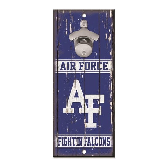 Wraft 3208574206 5 x 11 in. Air Force Falcons Sign Wood Bottle Opener - Alternate