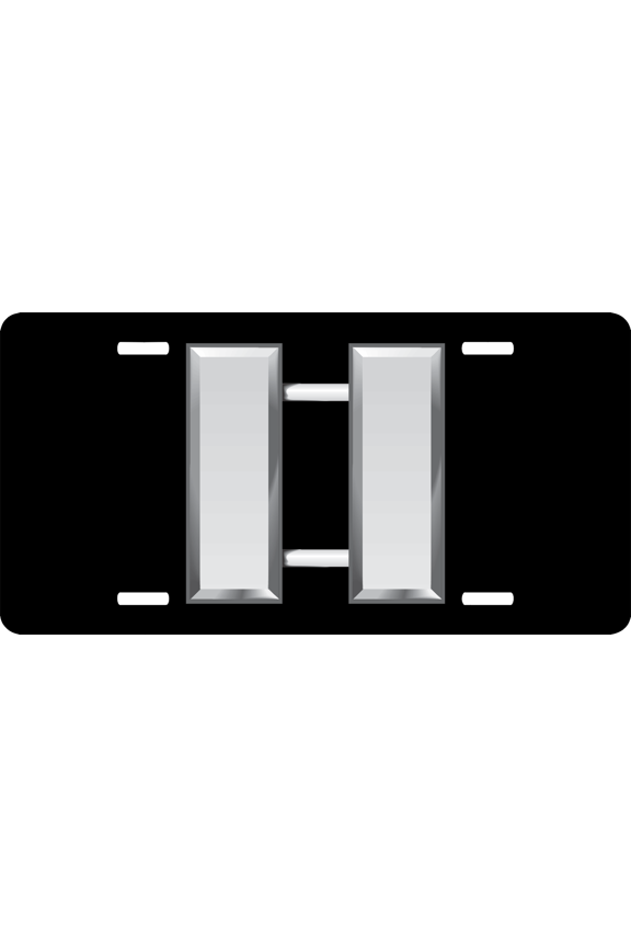 Air Force Captain Officer Rank Insignia License Plate