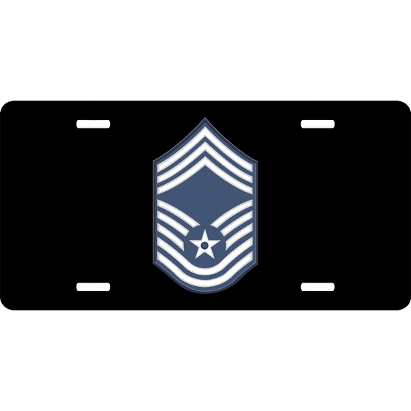 Air Force Chief Master Sergeant License Plate