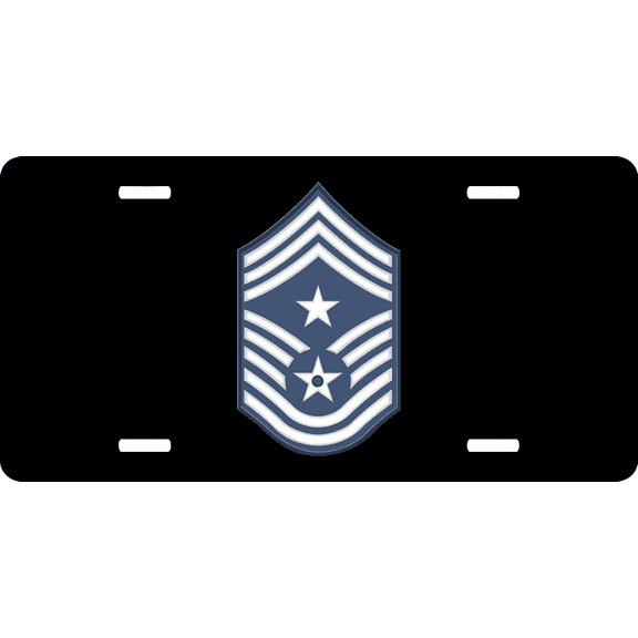 Air Force Command Chief Master Sergeant License Plate