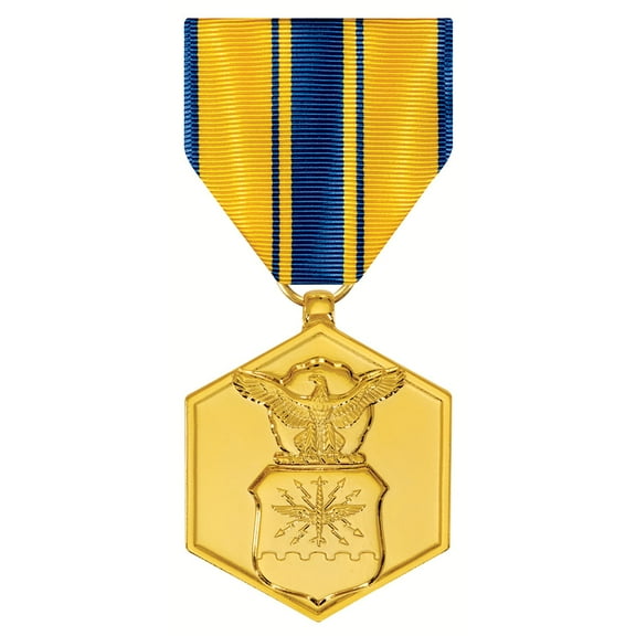 Air Force Commendation Medal Gold Plated Full Size