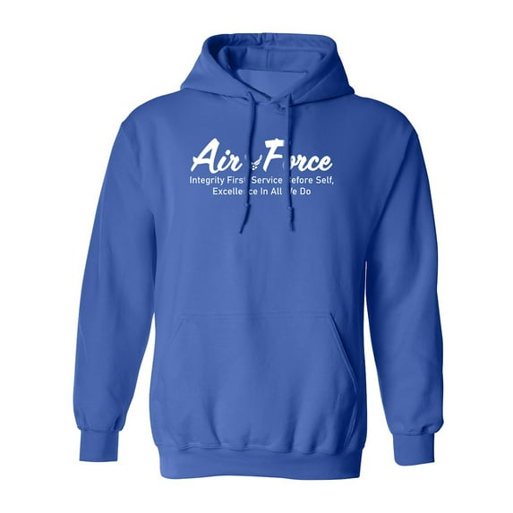 Air Force Core Values Adult Hooded Sweatshirt