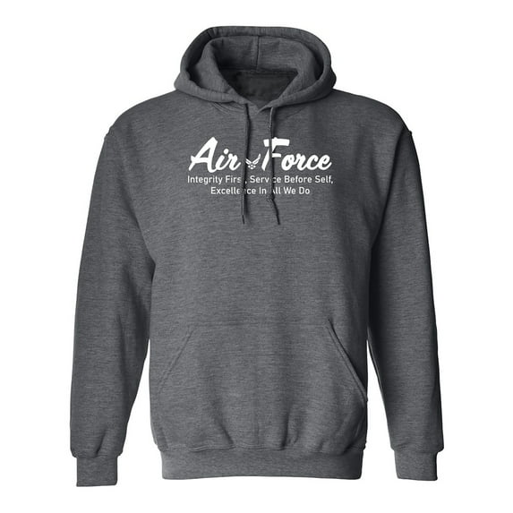Air Force Core Values Adult Hooded Sweatshirt