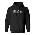 thumbnail image 1 of Air Force Core Values Adult Hooded Sweatshirt, 1 of 3