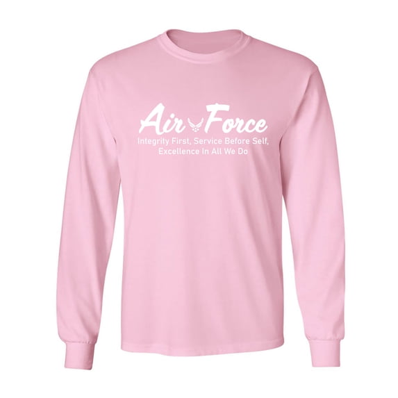 Air Force Core Values Adult Long Sleeve T-shirt