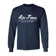 thumbnail image 1 of Air Force Core Values Adult Long Sleeve T-shirt, 1 of 3