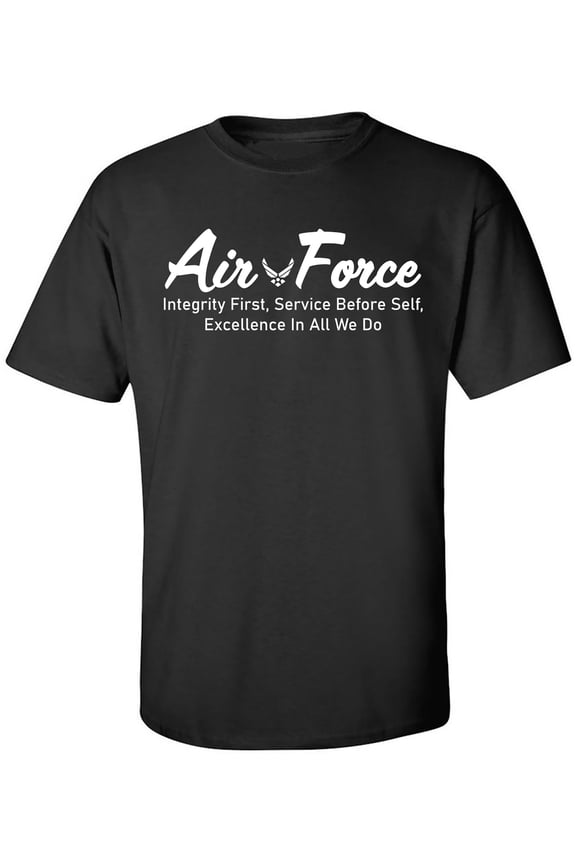 Air Force Core Values Adult Short Sleeve T-shirt