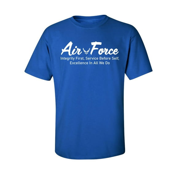 Air Force Core Values Adult Short Sleeve T-shirt