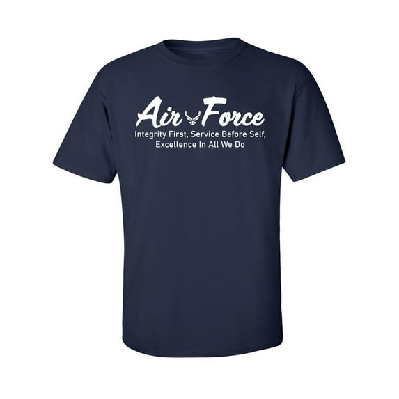 Air Force Core Values Adult Short Sleeve T-shirt