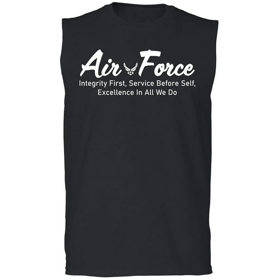 Air Force Core Values Adult Sleeveless Tee