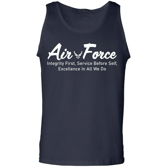 Air Force Core Values Adult Tank Top
