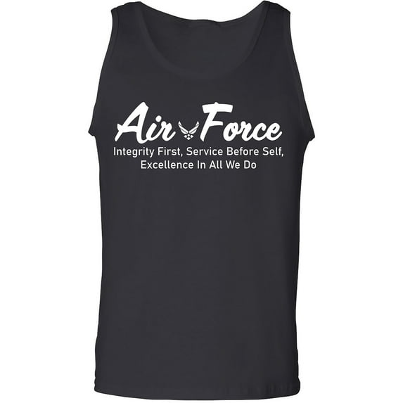 Air Force Core Values Adult Tank Top